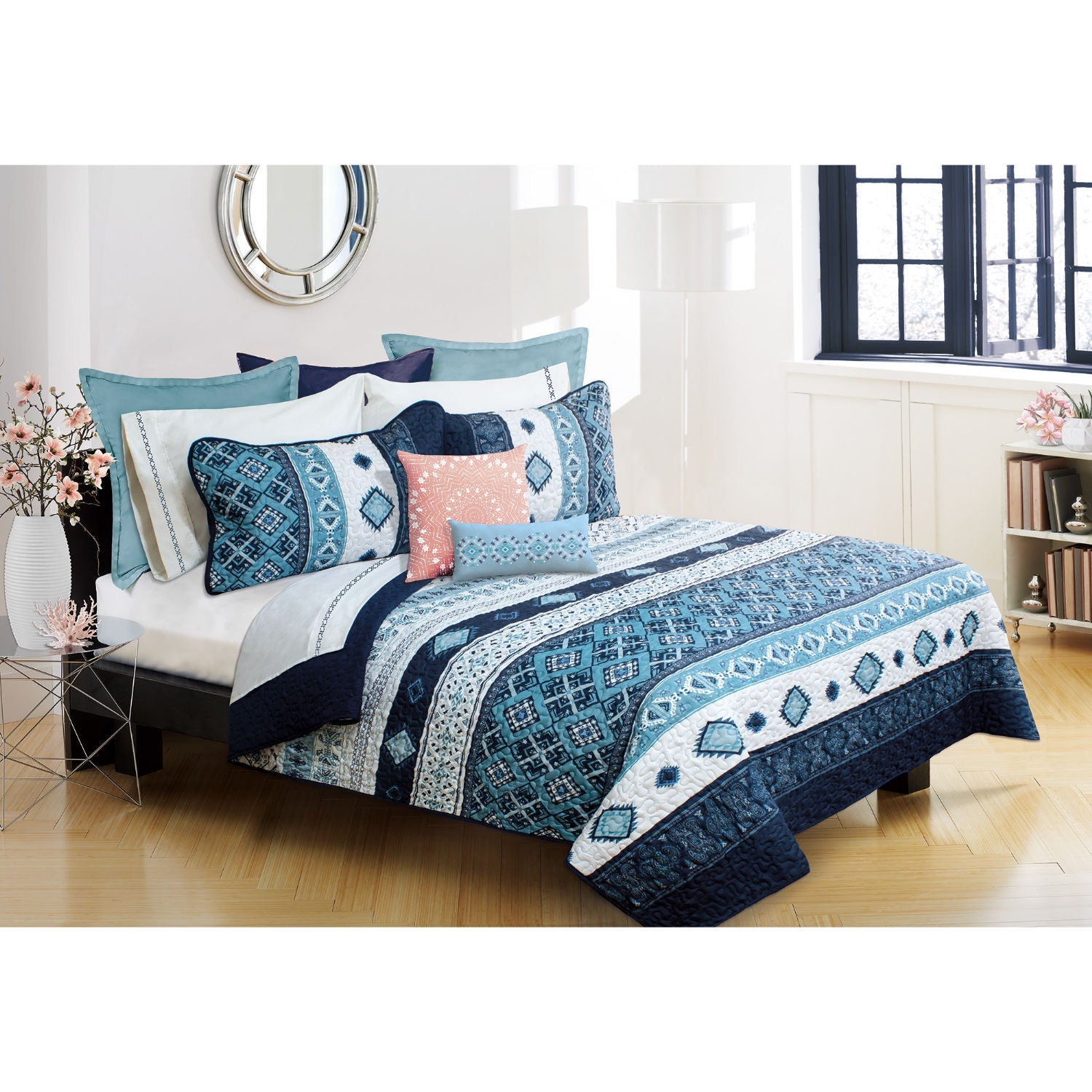 Quilt Bedding Set Woven 2 Piece Set Twin Pacifica - DecoElegance - Bedding Quilt Set