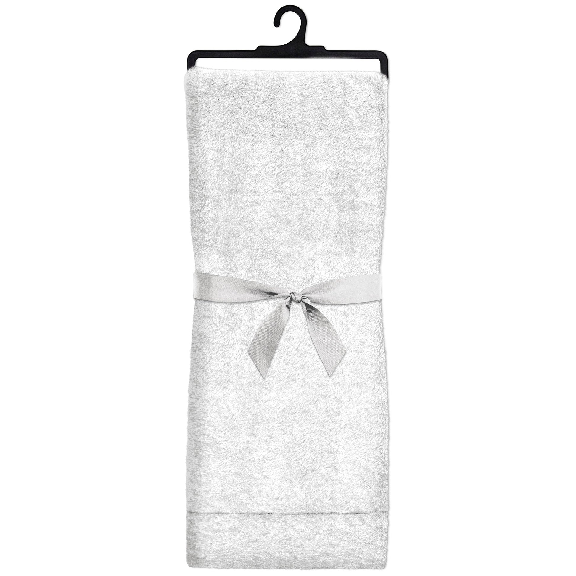 Super Soft Faux Fur Blanket Throw Sherpa Home Decor Bedding 48X60 Light Grey - DecoElegance - Blanket Throw Home Bedding