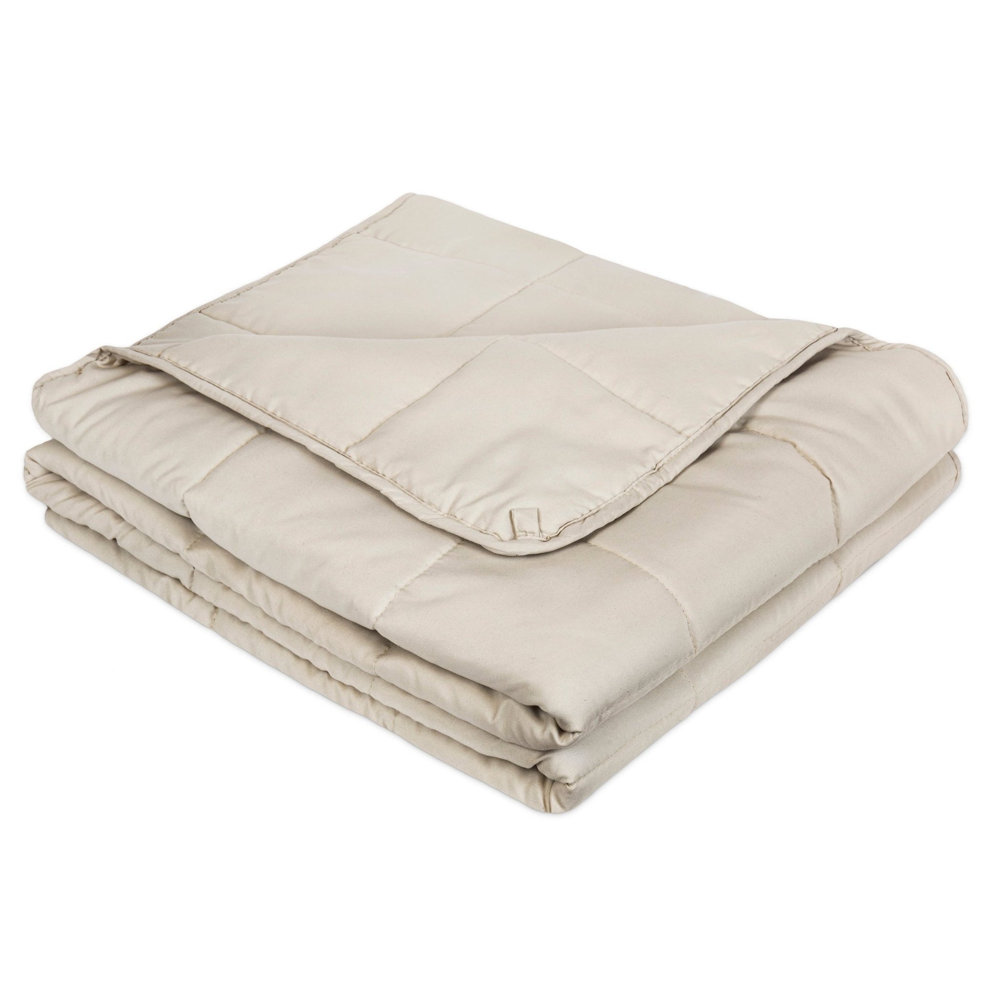 Super Soft Woven Weighted Blanket Throw Home Decor Bedding 48x72 Beige - DecoElegance - Blanket Throw Home Bedding