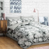 Wov Printed/Solid Comforter Bedding Set 2 Piece Twin Marble Grey - DecoElegance - Bedding Comforter Set